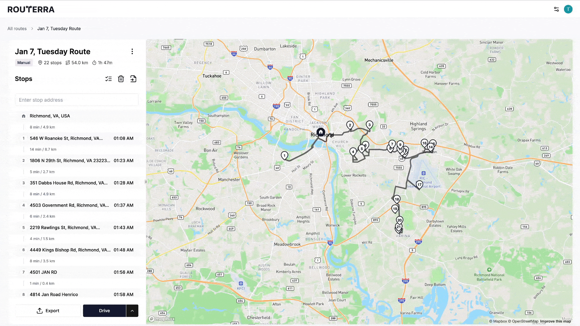 Fine-Tune Your Route: Seamless Stop Reordering in Routerra
