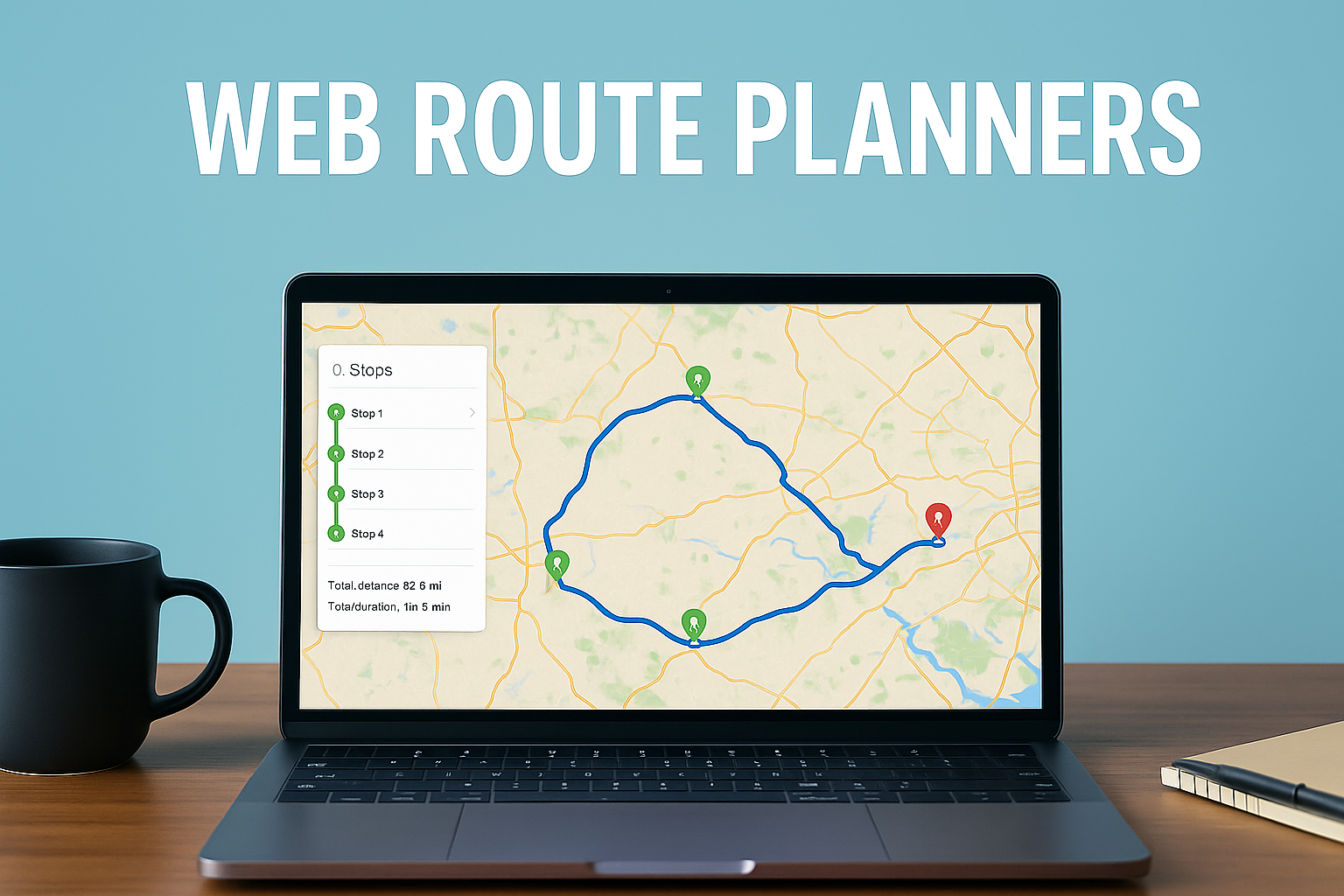 Online Web Route Planner for Delivery Drivers