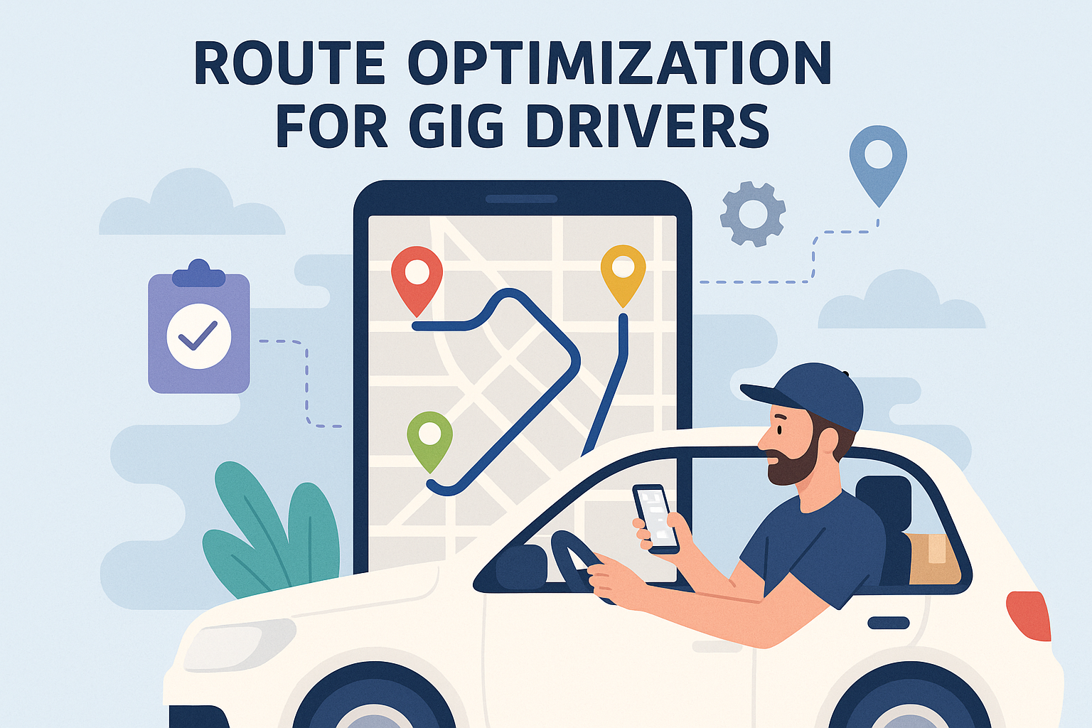 Why Every Gig Economy Driver Needs Route Optimization in 2025