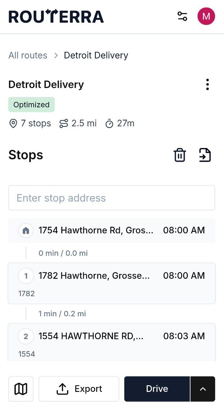 Optimize with Live Traffic Data