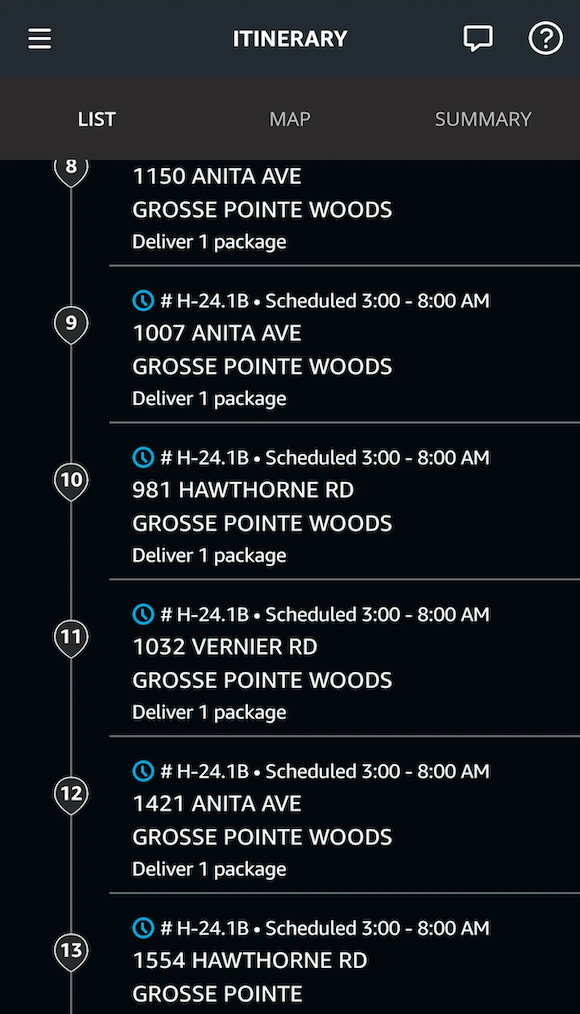 Take a screenshots of your stops in the Flex app