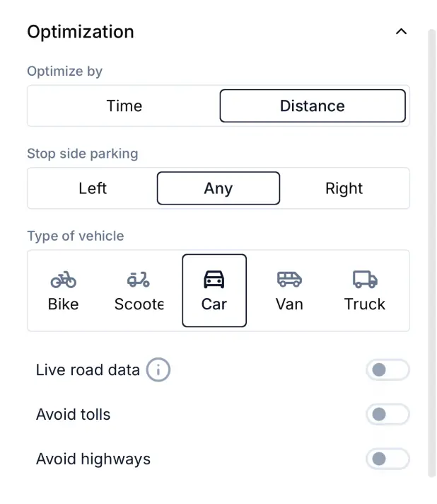 Routerra general settings